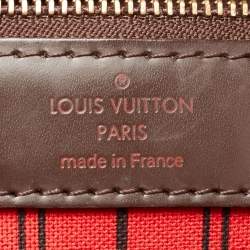 Louis Vuitton Damier Ebene Canvas Neverfull MM Tote Bag