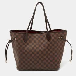 Louis Vuitton Damier Ebene Canvas Neverfull MM Tote Bag