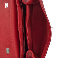 Pre Owned Louis Vuitton Red Epi Leather Lockme II Satchel