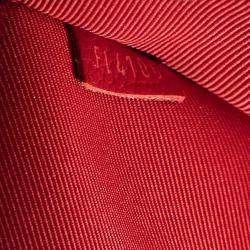 Pre Owned Louis Vuitton Red Epi Leather Lockme II Satchel