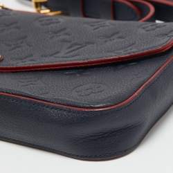 مملوكة مسبقًا Louis Vuitton Marine Rouge Monogram Empreinte Leather Felicie Pochette Bag