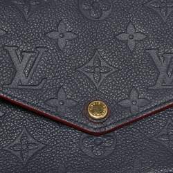 مملوكة مسبقًا Louis Vuitton Marine Rouge Monogram Empreinte Leather Felicie Pochette Bag