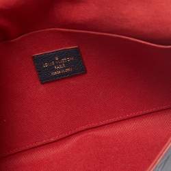 مملوكة مسبقًا Louis Vuitton Marine Rouge Monogram Empreinte Leather Felicie Pochette Bag