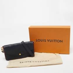 مملوكة مسبقًا Louis Vuitton Marine Rouge Monogram Empreinte Leather Felicie Pochette Bag