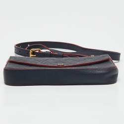 مملوكة مسبقًا Louis Vuitton Marine Rouge Monogram Empreinte Leather Felicie Pochette Bag