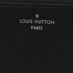 Louis Vuitton Noir Veau Cachemire Leather Comete Wallet