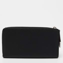 Louis Vuitton Noir Veau Cachemire Leather Comete Wallet