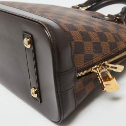 Pre Owned حقيبة لوي فيتون ألما كانفاس دامييه إيبين PM