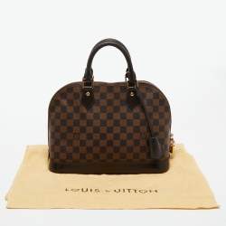 Pre Owned حقيبة لوي فيتون ألما كانفاس دامييه إيبين PM