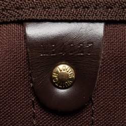 Pre Owned Louis Vuitton Damier Ebene Canvas Keepall Bandouliere 55 Bag