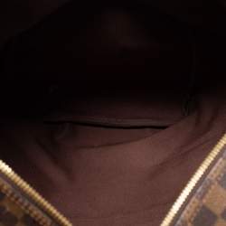 Pre Owned Louis Vuitton Damier Ebene Canvas Keepall Bandouliere 55 Bag