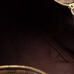 Pre Owned Louis Vuitton Damier Ebene Canvas Keepall Bandouliere 55 Bag