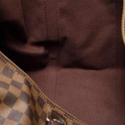 Pre Owned Louis Vuitton Damier Ebene Canvas Keepall Bandouliere 55 Bag