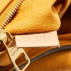 مملوكة مسبقًا حقيبة لوي فيتون بالاس جلد وكانفاس مونوغرامي زعفراني بسلسلة