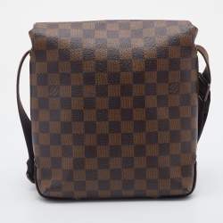Pre Owned Louis Vuitton Damier Ebene Canvas Brooklyn PM Bag