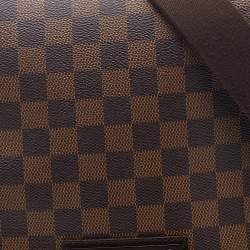 Pre Owned Louis Vuitton Damier Ebene Canvas Brooklyn PM Bag