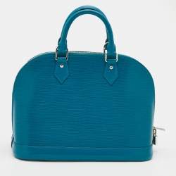 مملوكة مسبقًا حقيبة لوي فيتون ألما جلد أيبي أزرق PM 