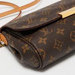 Pre Owned حقيبة لوي فيتون فافوريت كانفاس مونوغرامي MM