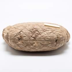 Pre Owned Louis Vuitton Ecru Monogram Leather Limited Edition Olympe Nimbus GM Bag