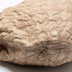 Pre Owned Louis Vuitton Ecru Monogram Leather Limited Edition Olympe Nimbus GM Bag