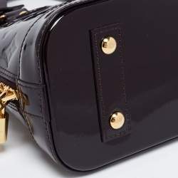 Pre Owned حقيبة لوي فيتون ألما جلد فيرنيه امارانت مونوغرامي BB