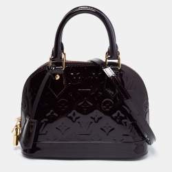 Pre Owned حقيبة لوي فيتون ألما جلد فيرنيه امارانت مونوغرامي BB