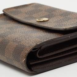 Louis Vuitton Damier Ebene Canvas Alexandra Wallet