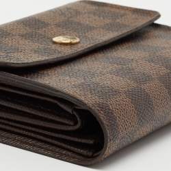 Louis Vuitton Damier Ebene Canvas Alexandra Wallet