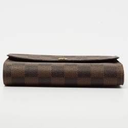 Louis Vuitton Damier Ebene Canvas Alexandra Wallet