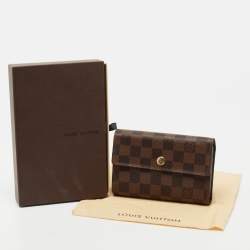 Louis Vuitton Damier Ebene Canvas Alexandra Wallet
