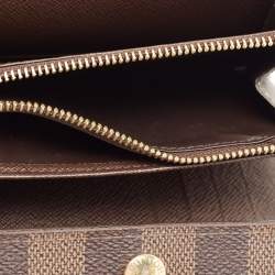 Louis Vuitton Damier Ebene Canvas Alexandra Wallet