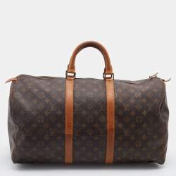 Louis Vuitton Monogram Canvas Keepall 50 Bag