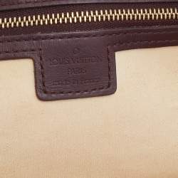 Pre Owned Louis Vuitton Cherry Monogram Mini Lin Horizontal Alma Bag