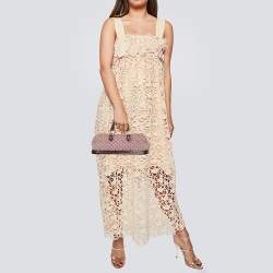 Pre Owned Louis Vuitton Cherry Monogram Mini Lin Horizontal Alma Bag