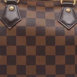 مملوكة مسبقًا حقيبة لوي فيتون سبيدي 25 كانفاس دامييه إيبين NM