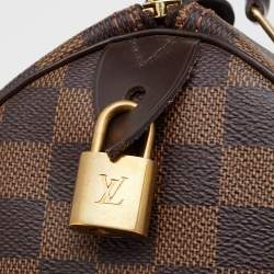 مملوكة مسبقًا حقيبة لوي فيتون سبيدي 25 كانفاس دامييه إيبين NM