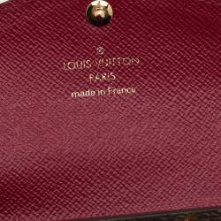 Pre Owned Louis Vuitton Fuchsia Monogram Canvas and Leather Multy Cult Sarrah Wallet