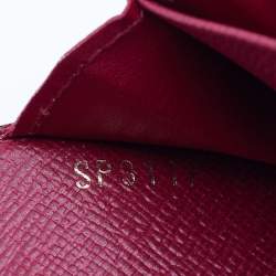 Pre Owned Louis Vuitton Fuchsia Monogram Canvas and Leather Multy Cult Sarrah Wallet