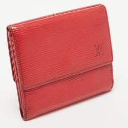 Louis Vuitton Red Epi Leather Elise Wallet