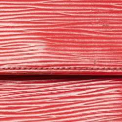 Louis Vuitton Red Epi Leather Elise Wallet