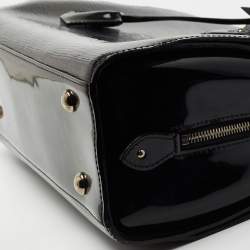 Pre Owned حقيبة لوي فيتون بونت نيوف جلد الكتريك إيبي أسود GM