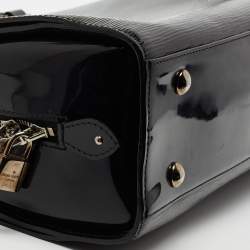 Pre Owned حقيبة لوي فيتون بونت نيوف جلد الكتريك إيبي أسود GM