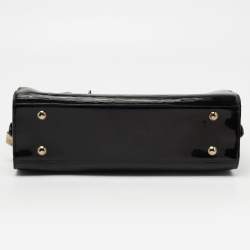 Pre Owned حقيبة لوي فيتون بونت نيوف جلد الكتريك إيبي أسود GM