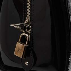 Pre Owned حقيبة لوي فيتون بونت نيوف جلد الكتريك إيبي أسود GM