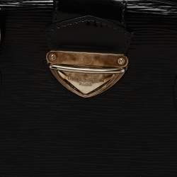 Pre Owned حقيبة لوي فيتون بونت نيوف جلد الكتريك إيبي أسود GM