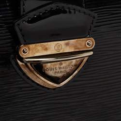 Pre Owned حقيبة لوي فيتون بونت نيوف جلد الكتريك إيبي أسود GM