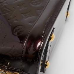 مملوكة مسبقًا حقيبة لوي فيتون ألما مونوغرامي عنابي PM 