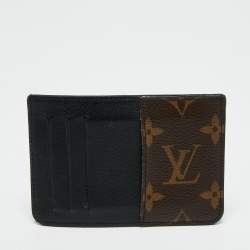 Pre Owned Louis Vuitton Monogram Macassar Canvas Neo Porte Cartes Card Holder