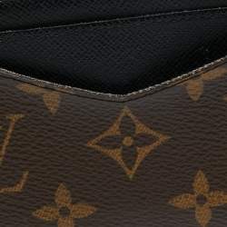 Pre Owned Louis Vuitton Monogram Macassar Canvas Neo Porte Cartes Card Holder