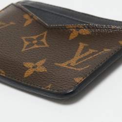 Pre Owned Louis Vuitton Monogram Macassar Canvas Neo Porte Cartes Card Holder
